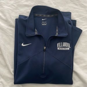 VILLANOVA Basketball Nike Dri-Fit Size Large Navy Blue